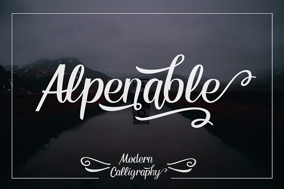 Alpenable + Swash in Script Fonts - product preview 8
