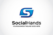 Social Hands Logo Template