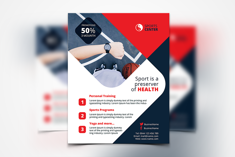 Sport Flyer in Templates - product preview 8