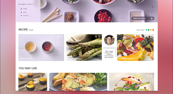 Food app mockup website in Mobile & Web Mockups - product preview 1