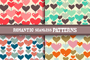Abstract Hearts Patterns