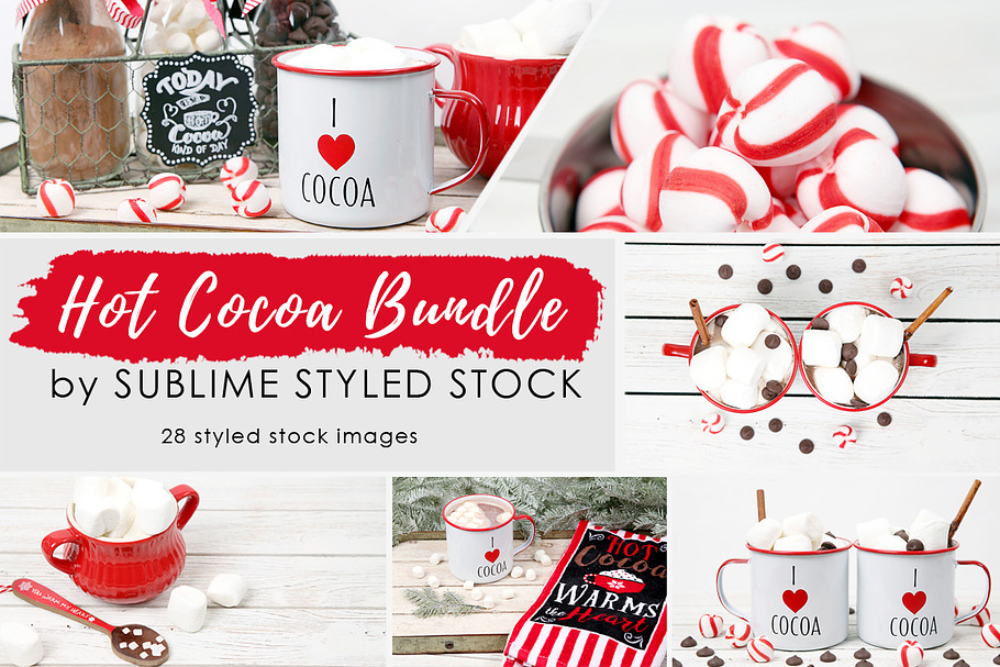 Hot Cocoa~Bundle of Stock Photos in Product Mockups - product preview 8
