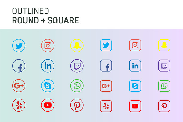 140+ Essential Social Icons