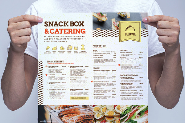 Catering Service Poster Template