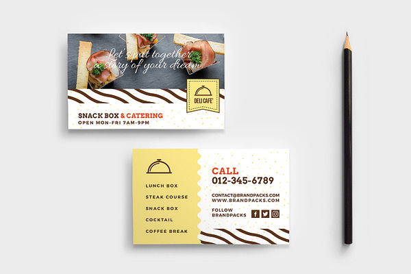 Catering Service Business Card