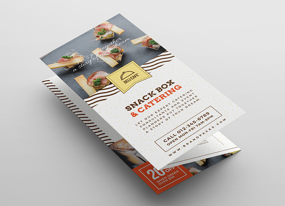 Catering Service Tri-Fold Menu in Brochure Templates - product preview 1