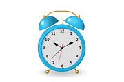 Vector illustration of the alarm clock.