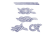 Sea Knot Rope Hand Draw 