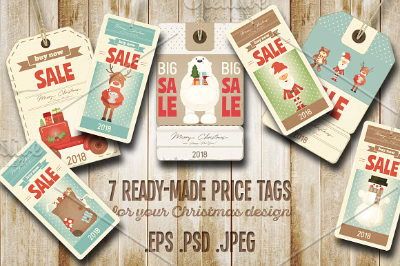 Merry Christmas Bundle in Print Mockups - product preview 1