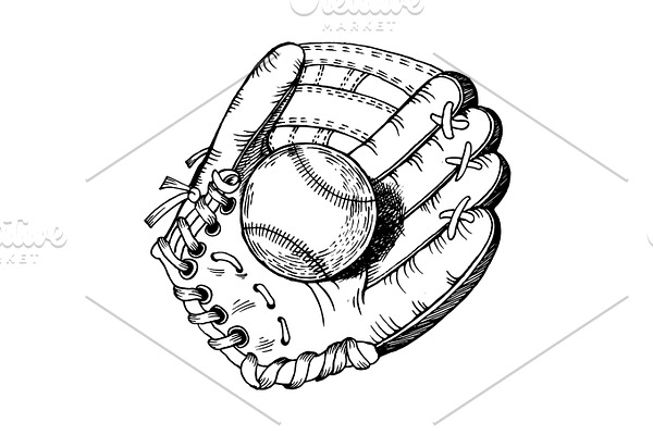 Skates engraving vector illustration