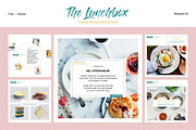 The Lunchbox. Foodie SocialMediaPack