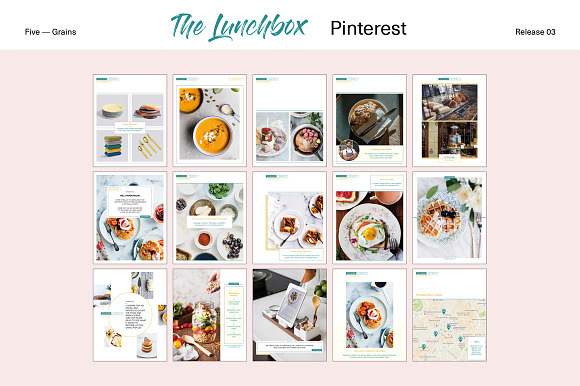 The Lunchbox. Foodie SocialMediaPack in Instagram Templates - product preview 9
