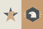 Logo Template – American Eagle Star