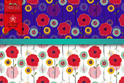 Two Poppies Patterns & Swatches