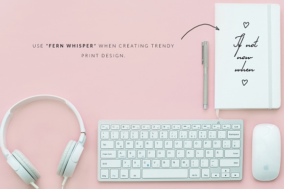 Fern Whisper - classy signature font in Script Fonts - product preview 17