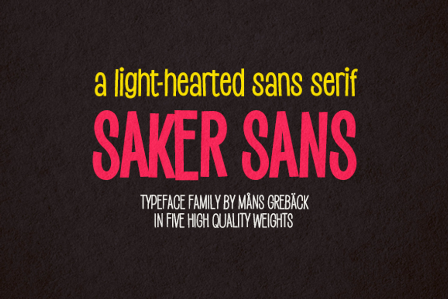 Saker Sans in Comic Sans Fonts - product preview 8