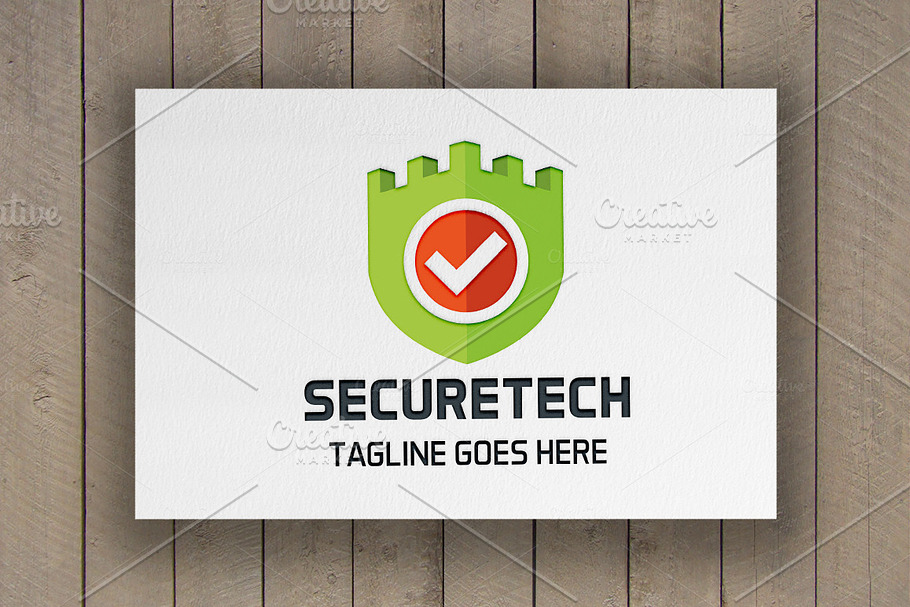 Securetech Logo Template in Logo Templates - product preview 8