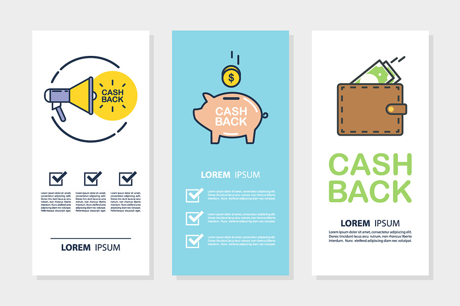 Money cash back flyers. in Templates - product preview 8