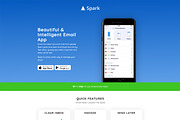 Mobile Application Landing Page
