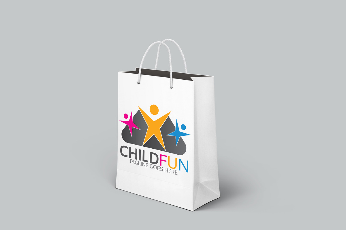 Child Fun Logo in Logo Templates - product preview 8