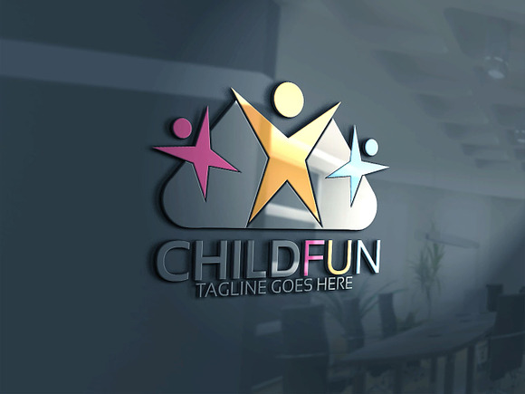 Child Fun Logo in Logo Templates - product preview 1