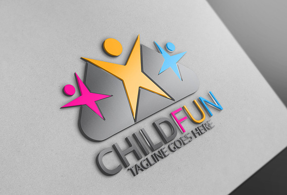 Child Fun Logo in Logo Templates - product preview 2
