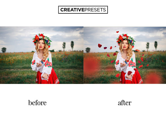 Wild Poppies Photo Overlays in Photoshop Layer Styles - product preview 6