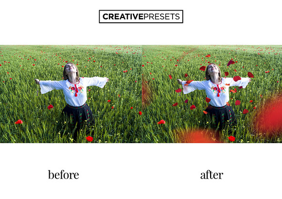 Wild Poppies Photo Overlays in Photoshop Layer Styles - product preview 8