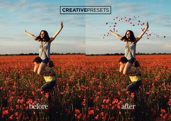 Wild Poppies Photo Overlays in Photoshop Layer Styles - product preview 9