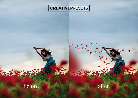 Wild Poppies Photo Overlays in Photoshop Layer Styles - product preview 10