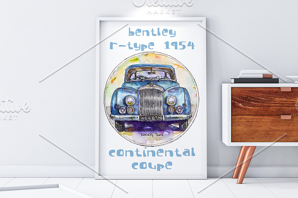 Bentley Car Poster
