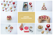 Christmas Red & Gold Stock Photos