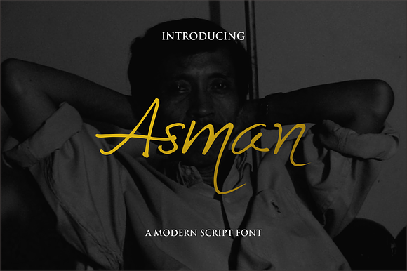 Asman Script (New) in Script Fonts - product preview 1
