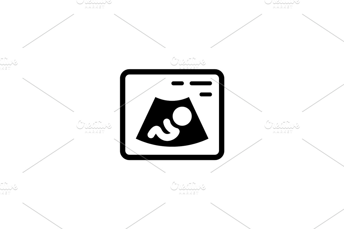 Ultrasonography Icon. Flat Design. in Objects - product preview 8