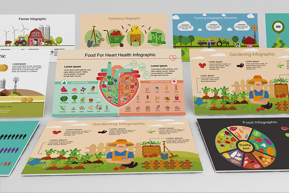 Mega Food PowerPoint Infographic Set in PowerPoint Templates - product preview 1