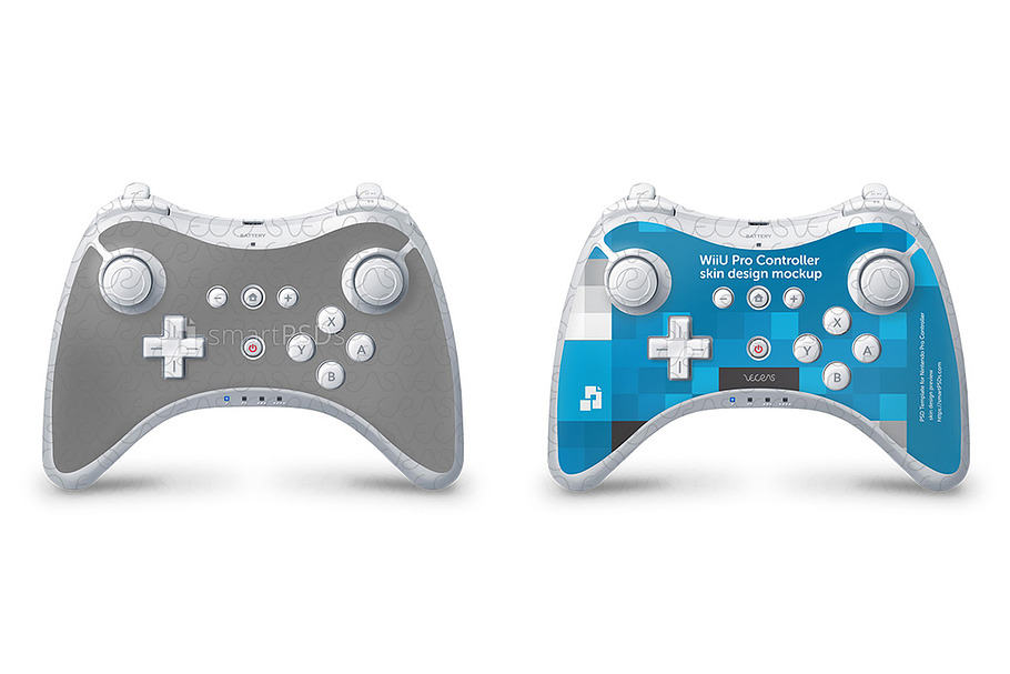 Nintendo WiiU Pro Controller Skin in Product Mockups - product preview 8