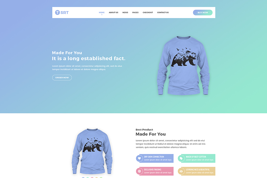 Tsrt - Single Product HTML Template in Bootstrap Themes - product preview 8