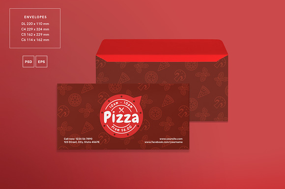 Branding Pack | Pizza in Branding Mockups - product preview 4