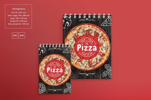 Branding Pack | Pizza in Branding Mockups - product preview 5