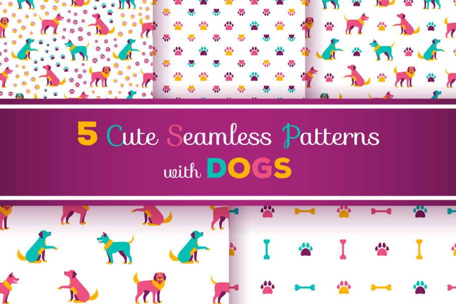 5 Patterns with Dogs in Patterns - product preview 8