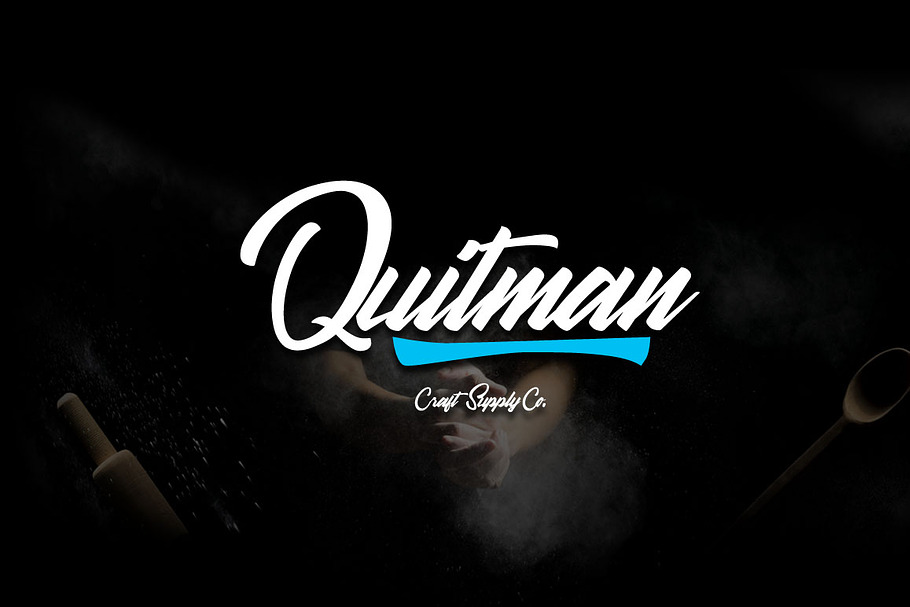 Quitman in Script Fonts - product preview 8