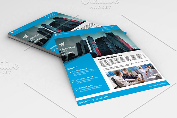 Corporate Flyer Template -V640 in Flyer Templates - product preview 1