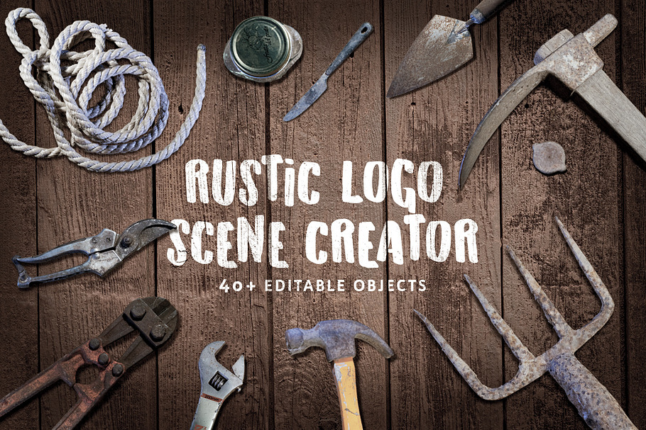 Rustic Logo Scene Creator in Scene Creator Mockups - product preview 8