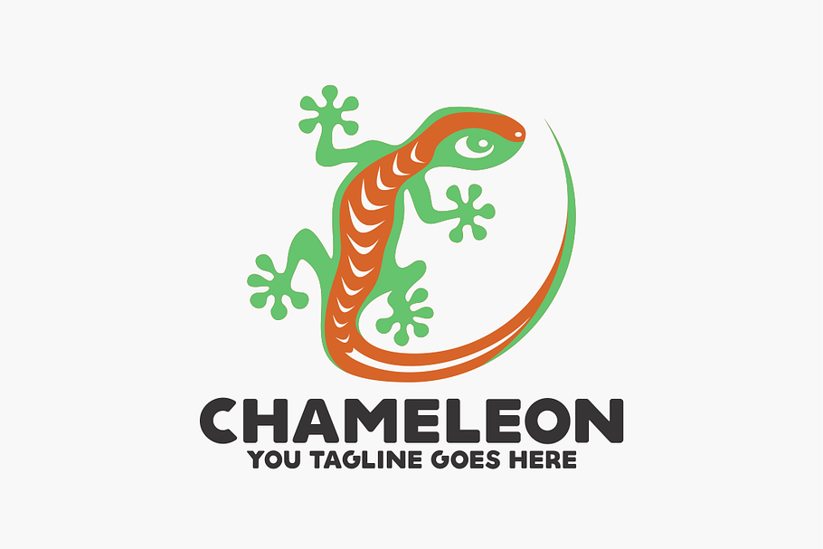 Chameleon in Logo Templates - product preview 8