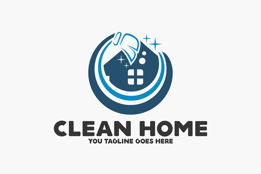 Clean Home in Logo Templates - product preview 8