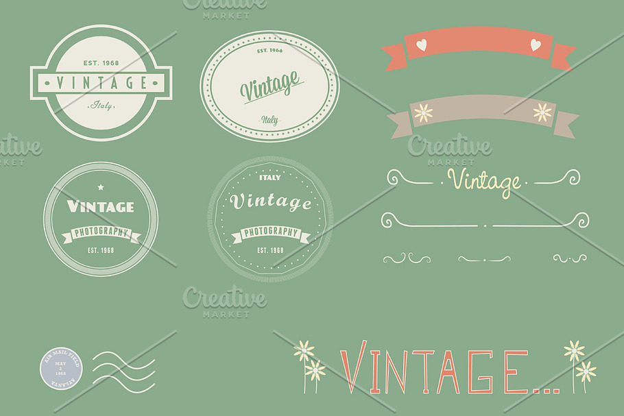 Vintage... in Illustrations - product preview 8