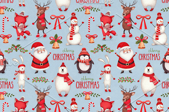 Cute Christmas patterns in Patterns - product preview 1