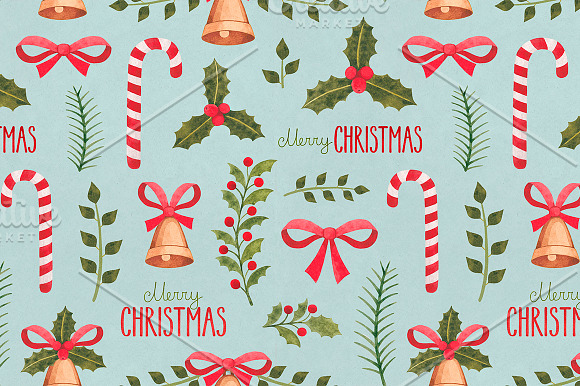 Cute Christmas patterns in Patterns - product preview 2
