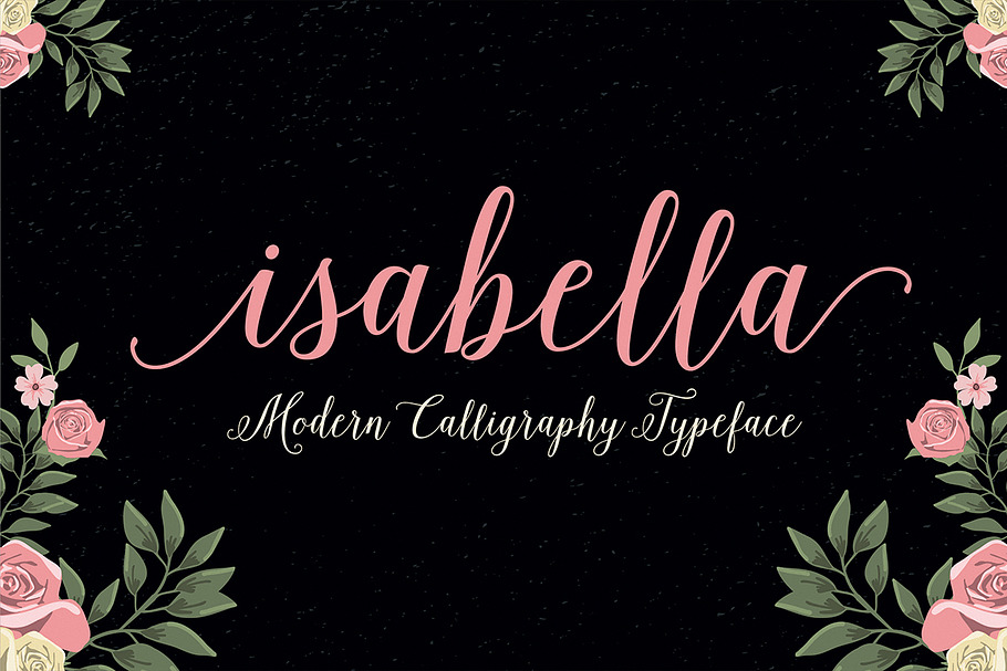 Isabella Script in Whimsical Fonts - product preview 8