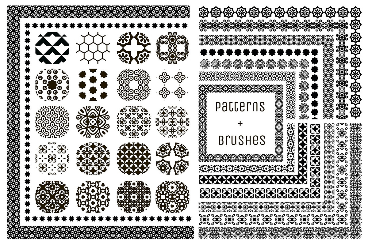 20 Patterns + 15 Pattern Brushes in Patterns - product preview 8